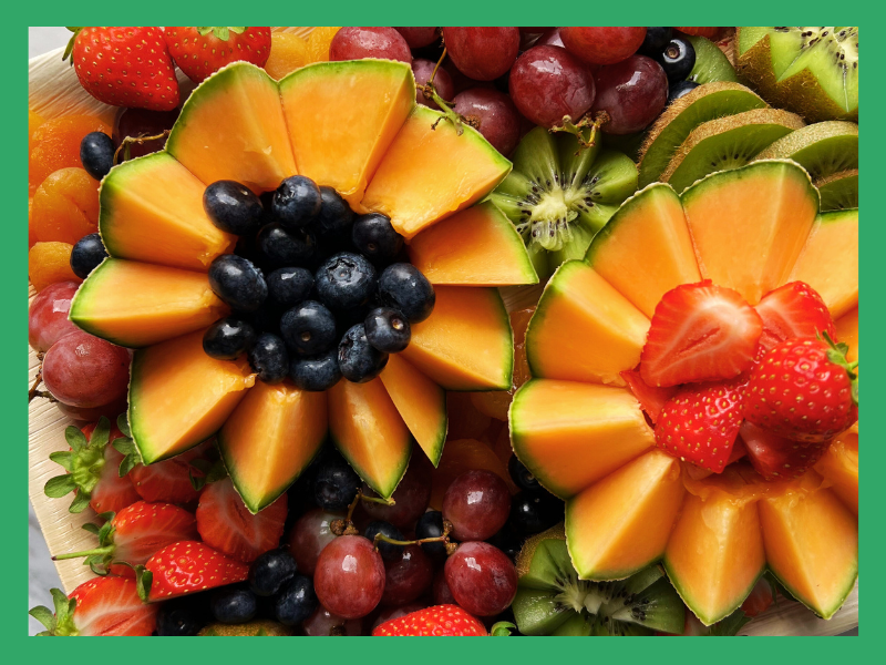 Full grazing table setup for an event