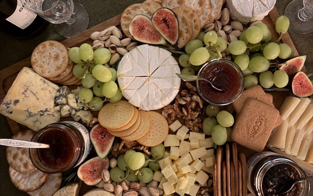 A festive cheese board